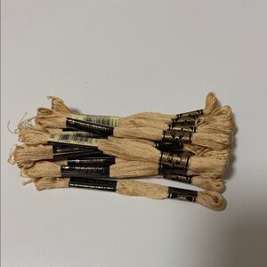 17 DMC (color 738) Beige Embroidery Floss